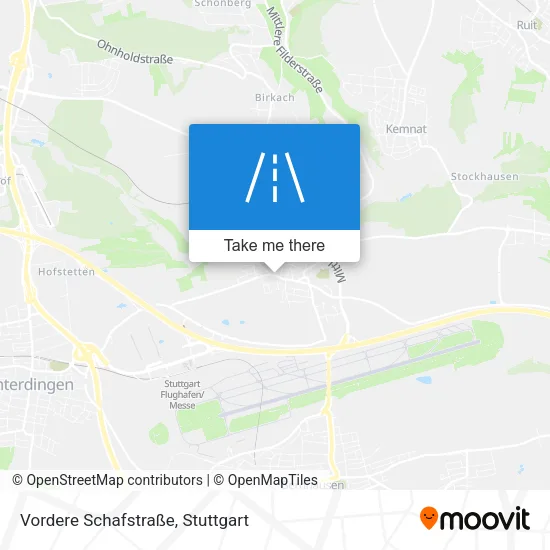 Карта Vordere Schafstraße