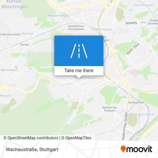 Карта Wachaustraße