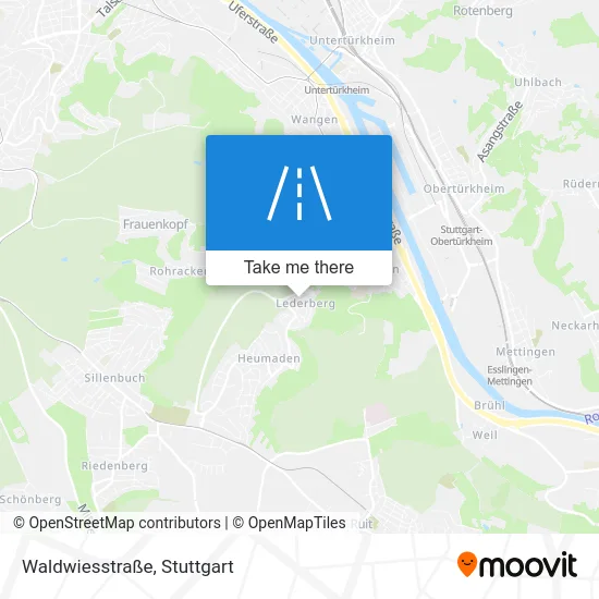 Карта Waldwiesstraße