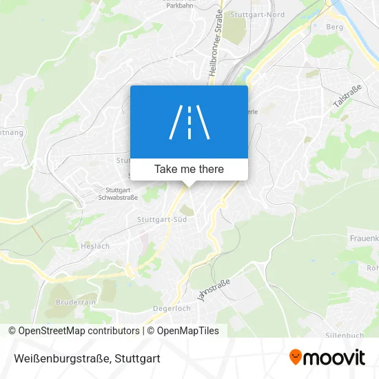 Карта Weißenburgstraße