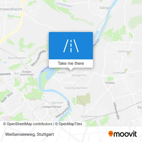 Карта Weißenseeweg
