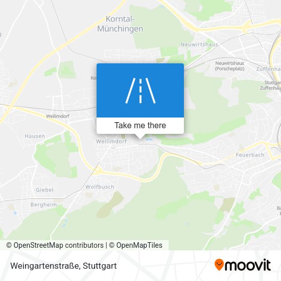 Weingartenstraße map