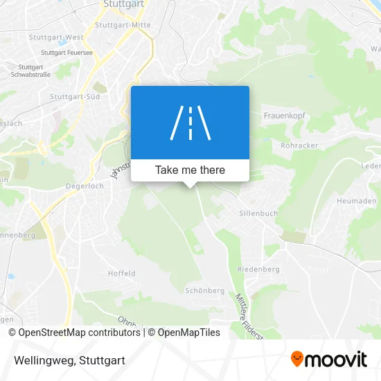 Карта Wellingweg