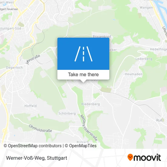 Карта Werner-Voß-Weg