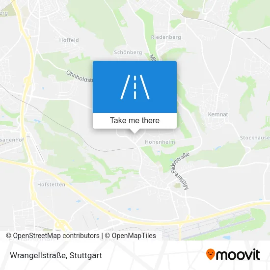 Карта Wrangellstraße