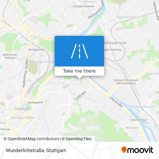 Карта Wunderlichstraße
