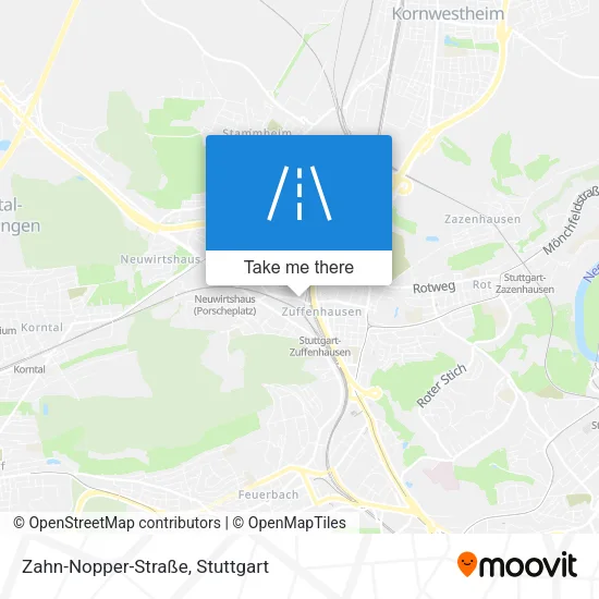 Карта Zahn-Nopper-Straße
