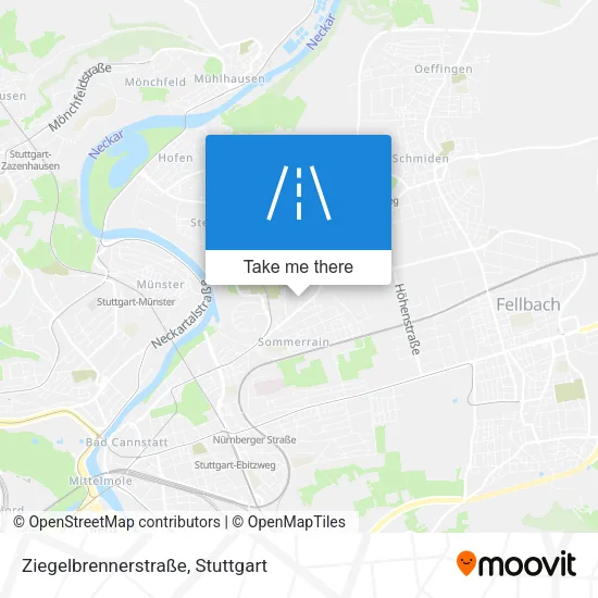 Карта Ziegelbrennerstraße
