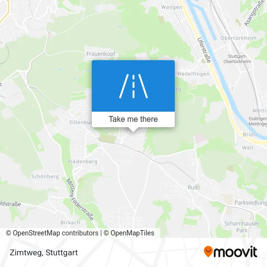 Карта Zimtweg
