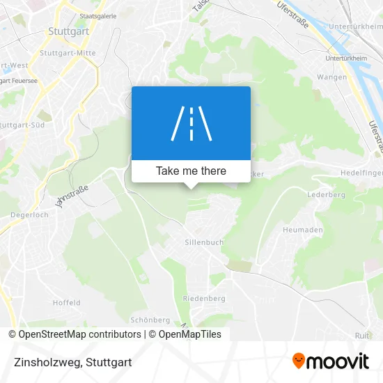 Карта Zinsholzweg