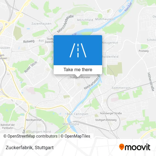 Карта Zuckerfabrik