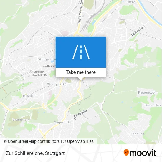 Карта Zur Schillereiche