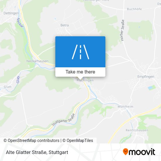 Alte Glatter Straße map