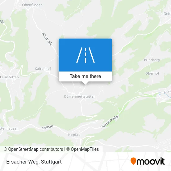 Ersacher Weg map