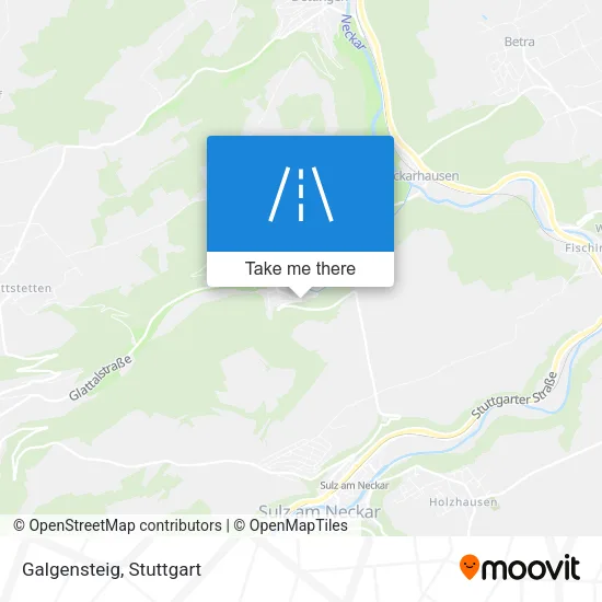 Карта Galgensteig