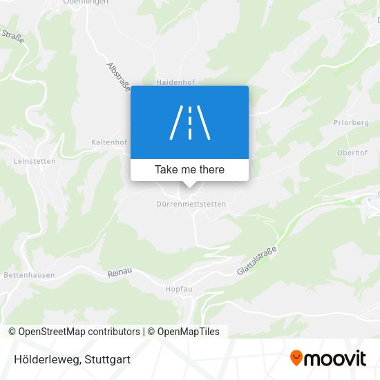 Hölderleweg map