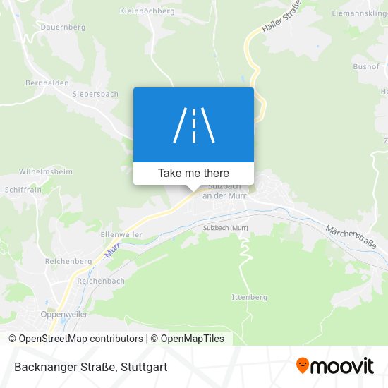 Backnanger Straße map