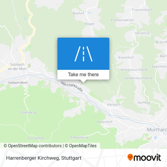 Harrenberger Kirchweg map