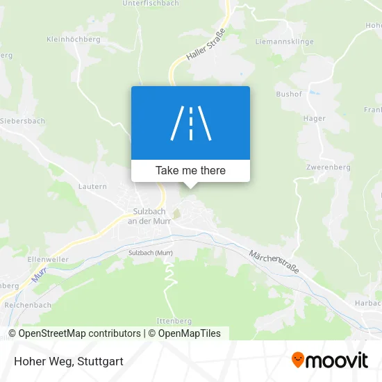 Карта Hoher Weg