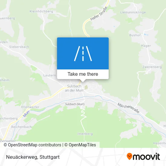Карта Neuäckerweg