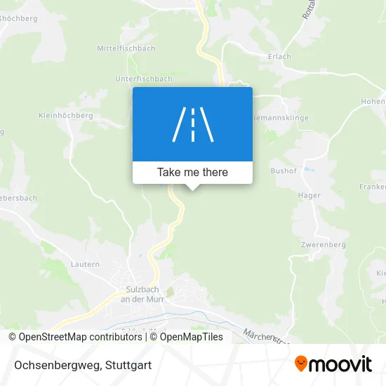 Ochsenbergweg map
