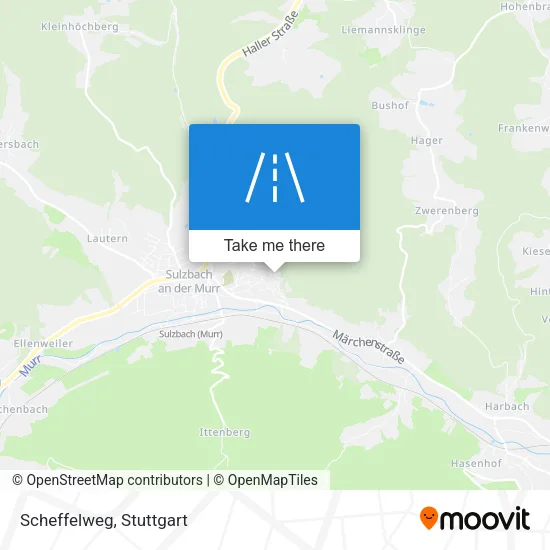 Карта Scheffelweg