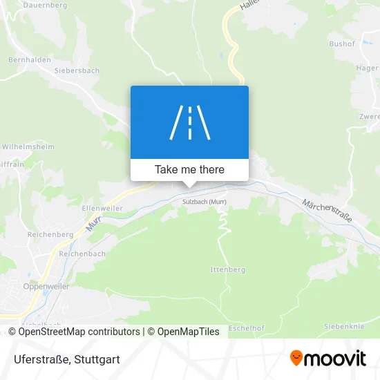 Карта Uferstraße