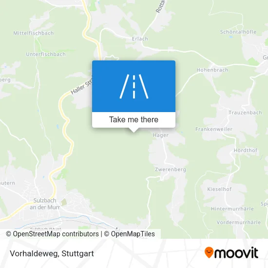 Карта Vorhaldeweg