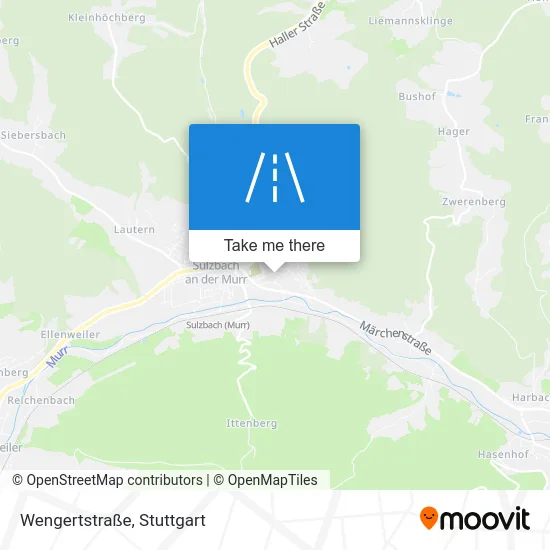 Карта Wengertstraße