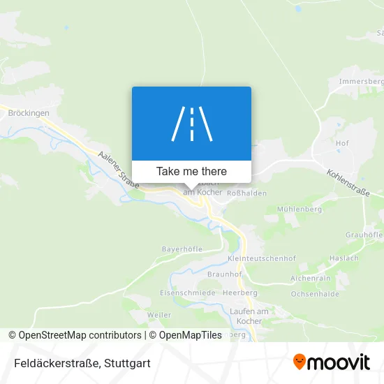 Карта Feldäckerstraße
