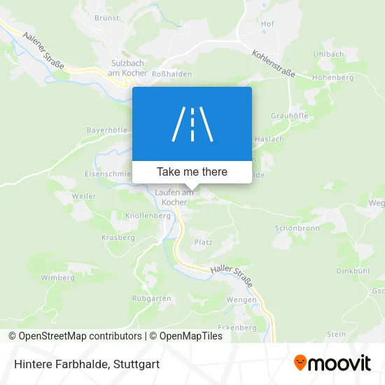 Карта Hintere Farbhalde