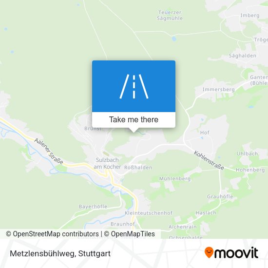 Metzlensbühlweg map