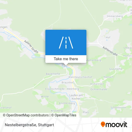 Карта Nestelbergstraße