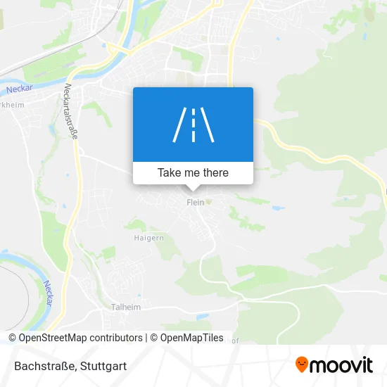 Карта Bachstraße