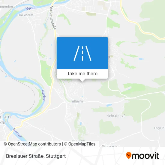 Карта Breslauer Straße