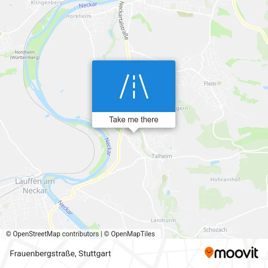 Карта Frauenbergstraße