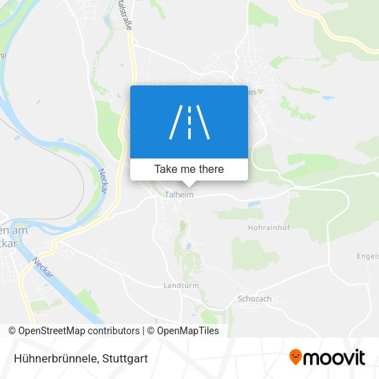 Hühnerbrünnele map