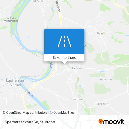 Sperberseckstraße map
