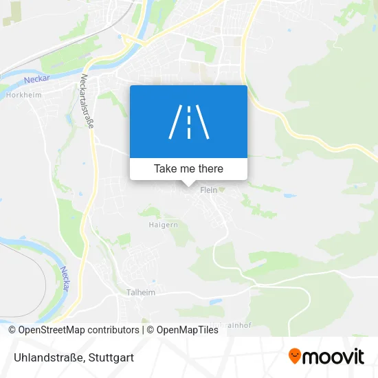Карта Uhlandstraße