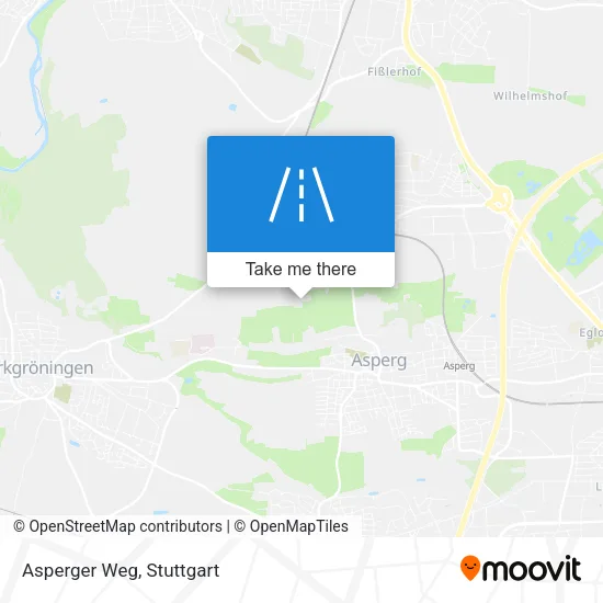 Карта Asperger Weg