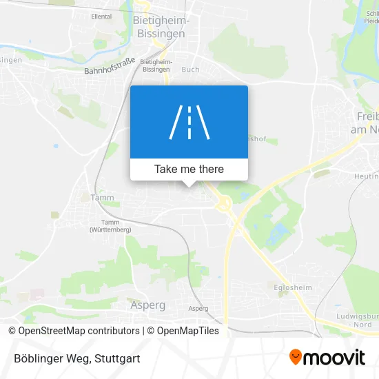 Карта Böblinger Weg