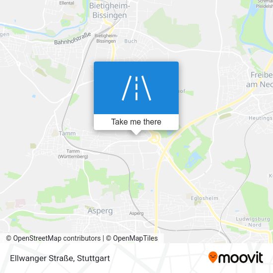 Ellwanger Straße map