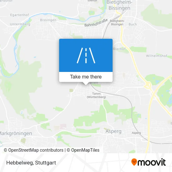 Карта Hebbelweg