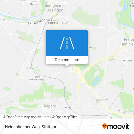 Карта Heidenheimer Weg