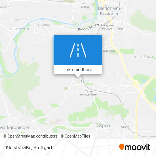 Карта Kleiststraße