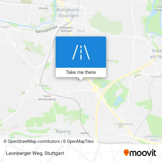 Leonberger Weg map