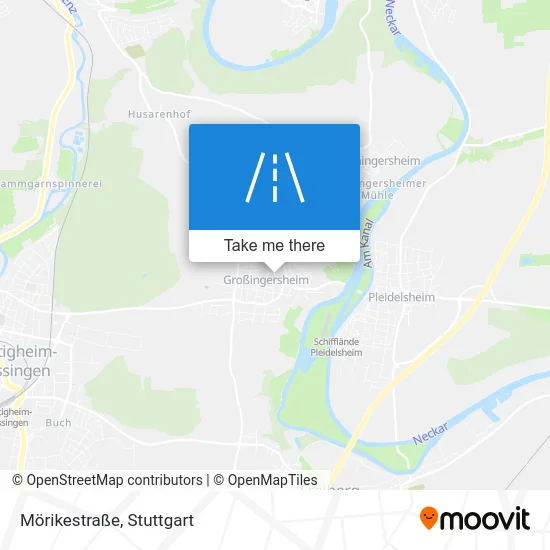 Карта Mörikestraße