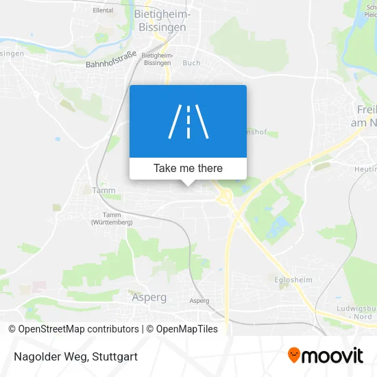 Карта Nagolder Weg