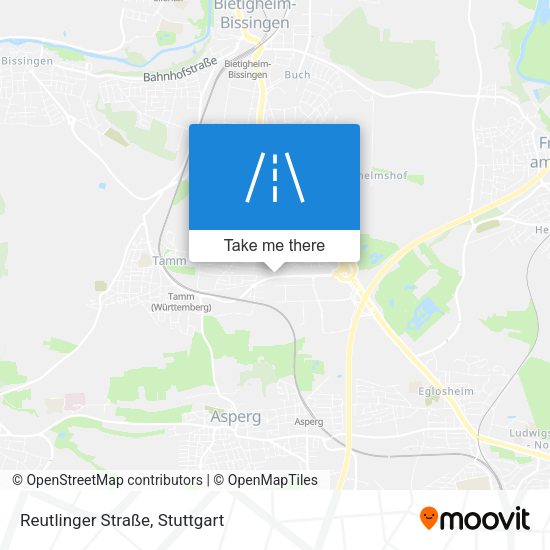 Карта Reutlinger Straße