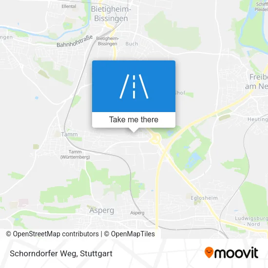 Карта Schorndorfer Weg